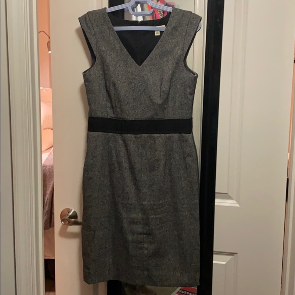 Black Banana Republic Tweed Dress